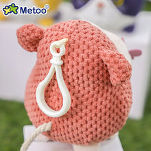 Load image into Gallery viewer, Metoo Cute Cartoon Animal Plush Toys Stuffed Plush Dinosaur Dolls Toys Key Ring Bag Pendant Kids Toy Birthday Gifts Mini Animal Plush Doll Keychain
