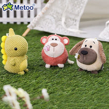 Load image into Gallery viewer, Metoo Cute Cartoon Animal Plush Toys Stuffed Plush Dinosaur Dolls Toys Key Ring Bag Pendant Kids Toy Birthday Gifts Mini Animal Plush Doll Keychain
