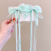 Load image into Gallery viewer, Bow Tie Ribbon Children Hair Clip Sweet Lovely Girl Multicoloured Bowknot Hairpin Versatile Hair Accessory
