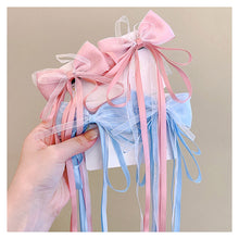 Load image into Gallery viewer, Bow Tie Ribbon Children Hair Clip Sweet Lovely Girl Multicoloured Bowknot Hairpin Versatile Hair Accessory
