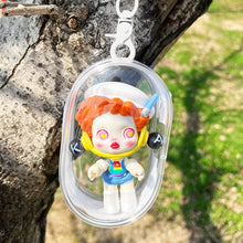 Load image into Gallery viewer, Portable Transparent PVC Mystery Box Organizer Box Keychain Chain Bag Mystery Toy Storage Boxes for Doll Toy Zipper Pouch
