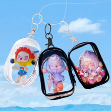 Load image into Gallery viewer, Portable Transparent PVC Mystery Box Organizer Box Keychain Chain Bag Mystery Toy Storage Boxes for Doll Toy Zipper Pouch
