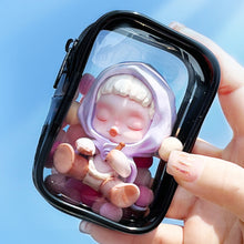 Load image into Gallery viewer, Portable Transparent PVC Mystery Box Organizer Box Keychain Chain Bag Mystery Toy Storage Boxes for Doll Toy Zipper Pouch
