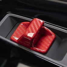 Load image into Gallery viewer, Carbon Fiber Car Gear Shift Head Knob Cover Texture Sticker Decoration Auto Interior Accessories For Audi A7 15-18 A6L 16-18
