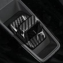 Load image into Gallery viewer, Carbon Fiber Car Gear Shift Head Knob Cover Texture Sticker Decoration Auto Interior Accessories For Audi A7 15-18 A6L 16-18
