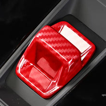 Load image into Gallery viewer, Carbon Fiber Car Gear Shift Head Knob Cover Texture Sticker Decoration Auto Interior Accessories For Audi A7 15-18 A6L 16-18
