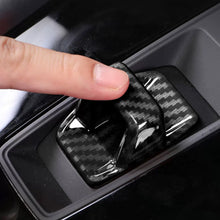 Load image into Gallery viewer, Carbon Fiber Car Gear Shift Head Knob Cover Texture Sticker Decoration Auto Interior Accessories For Audi A7 15-18 A6L 16-18
