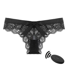 Load image into Gallery viewer, Lace Underwear with Vibrator Remote Control Vibrating Pantie Rechargeable Masturbator Panty Sex Toys for Women Female Underwear Vibrator

