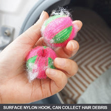 Load image into Gallery viewer, 6pcs Pet Hair Remover for Laundry Lint Remover Washing Machine Balls Reusable Dryer Nylon Balls Dogs Cats Hair Lint Remover
