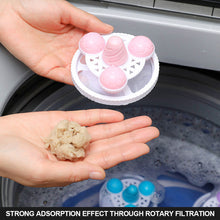 Load image into Gallery viewer, Reusable Washing Machine Filter Bag Floating Lint Hair Catcher Pet Hair Remover Dirt Collection Mesh Laundry Ball Cleaning Tools
