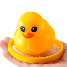 Load image into Gallery viewer, Yellow Duck Reusable Washing Machine Filter Bag Floating Lint Hair Catcher Pet Hair Remover Dirt Collection Mesh Laundry Ball Cleaning Tools
