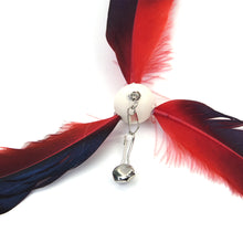 Load image into Gallery viewer, Rotating Feather Pendant with Bell DIY Replace Cat Teaser Stick Replacement Pendant Pet Toy Accessories
