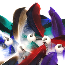 Load image into Gallery viewer, Rotating Feather Pendant with Bell DIY Replace Cat Teaser Stick Replacement Pendant Pet Toy Accessories
