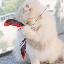 Load image into Gallery viewer, Rotating Feather Pendant with Bell DIY Replace Cat Teaser Stick Replacement Pendant Pet Toy Accessories
