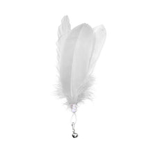 Load image into Gallery viewer, Wide Large Feather Pendant with Bell DIY Replace Cat Teaser Stick Replacement Pendant Pet Toy Accessories
