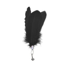 Load image into Gallery viewer, Wide Large Feather Pendant with Bell DIY Replace Cat Teaser Stick Replacement Pendant Pet Toy Accessories
