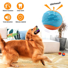 Load image into Gallery viewer, Pet Dog Interactive Ball Toy Squeaky Bite Resistant Chewing Balls Toy TPR Training Fetching Balls Molar Toys Pet Supplies

