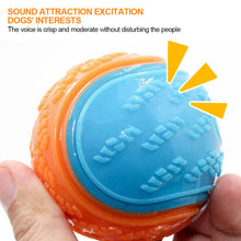 Load image into Gallery viewer, Pet Dog Interactive Ball Toy Squeaky Bite Resistant Chewing Balls Toy TPR Training Fetching Balls Molar Toys Pet Supplies
