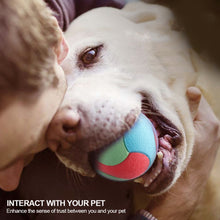 Load image into Gallery viewer, Pet Dog Interactive Ball Toy Bite Resistant Chewing Balls Toy TPR Training Fetching Balls Molar Toys Pet Supplies
