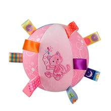 Load image into Gallery viewer, Interactive Ball Dog Toy for Aggressive Chewers Training Decompress Bite Resistant Plush Handle Dog Toys with Bells Pet Supplies
