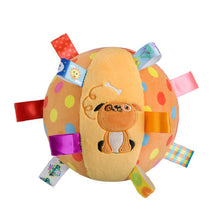Load image into Gallery viewer, Interactive Ball Dog Toy for Aggressive Chewers Training Decompress Bite Resistant Plush Handle Dog Toys with Bells Pet Supplies
