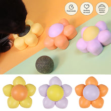Load image into Gallery viewer, Cat Catnip Toys Ball Cat Treats Candy Licking Snacks Catnip Snack Self Cleaning Teeth Grinding Ball Toy Cat Supplies Pet Cleaning Tool

