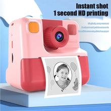 Load image into Gallery viewer, Kids Instant Camera Print Camera For Children Camera 1080P HD Digital Camera Photo Paper Child Toy Camera For Christmas Gift
