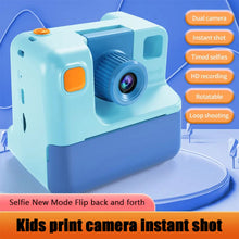 Load image into Gallery viewer, Kids Instant Camera Print Camera For Children Camera 1080P HD Digital Camera Photo Paper Child Toy Camera For Christmas Gift
