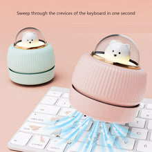 Load image into Gallery viewer, Mini Space Bear Wireless Handheld Vacuum Cleaner Office Desk Keyboard Vacuum Cleaner Household Portable Desktop Vacuum Cleaner
