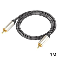 Load image into Gallery viewer, Digital Audio Cable Coaxial Digital Audio Cable Gold-Plated Subwoofer Cable Male To Male SPDIF Stereo Audio Cable For Home
