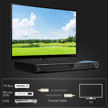 Load image into Gallery viewer, Digital Audio Cable Coaxial Digital Audio Cable Gold-Plated Subwoofer Cable Male To Male SPDIF Stereo Audio Cable For Home

