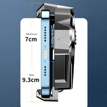 Load image into Gallery viewer, X52 Cooling Fans for Mobile Phone Rechargeable Battery Silent Cooler Three Speed Adjustable Cell Phone Gaming Radiator
