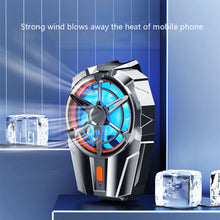 Load image into Gallery viewer, X52 Cooling Fans for Mobile Phone Rechargeable Battery Silent Cooler Three Speed Adjustable Cell Phone Gaming Radiator
