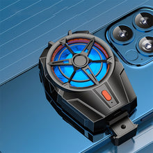 Load image into Gallery viewer, X52 Cooling Fans for Mobile Phone Rechargeable Battery Silent Cooler Three Speed Adjustable Cell Phone Gaming Radiator
