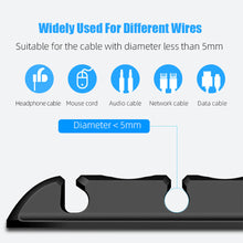 Load image into Gallery viewer, Cable Organizer Silicone Magnetic Plug Case Box USB Cable Winder Desktop Tidy Management Clips Holder For Mouse Earphone Wire
