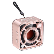 Load image into Gallery viewer, Transparent Bluetooth Mini Speaker Mecha Style Small Steel Cannon High-definition Call Outdoor Sports Portable Subwoofer Sound
