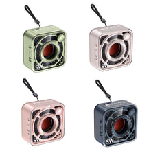 Load image into Gallery viewer, Transparent Bluetooth Mini Speaker Mecha Style Small Steel Cannon High-definition Call Outdoor Sports Portable Subwoofer Sound
