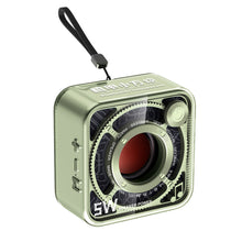 Load image into Gallery viewer, Transparent Bluetooth Mini Speaker Mecha Style Small Steel Cannon High-definition Call Outdoor Sports Portable Subwoofer Sound
