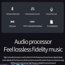 Load image into Gallery viewer, Transparent Bluetooth Mini Speaker Mecha Style Small Steel Cannon High-definition Call Outdoor Sports Portable Subwoofer Sound
