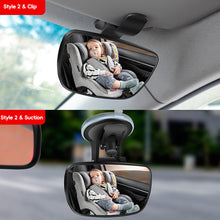 Load image into Gallery viewer, 360 °Adjustable Car Baby Mirror Safety View Back Suction Cup Mirror Children Rear Ward Infant Care Safety Kids Monitor
