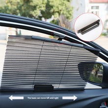 Load image into Gallery viewer, Retractable Car Side Window Folding Sunshade Curtain Front or Rear Mesh UV Protect Curtain Auto Truck
