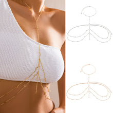 Load image into Gallery viewer, Personalized and Minimalist Tassel Body Chain Female Sexy Multi-layer Body Chain Star Moon Fashion Body Chain Jewelry Accessory
