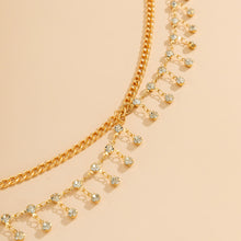 Load image into Gallery viewer, Bikini Rhinestone Chain Waist Decoration Multi Layered Body Chain Butterfly Metal Tassel Waist Chain Female Jewelry Accessory
