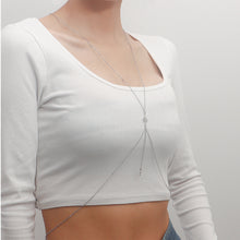 Load image into Gallery viewer, Simple Summer Body Diamond Six Point Star Pendant Body Chain fashion Women Female Jewelry Accessory
