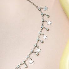 Load image into Gallery viewer, Sexy Geometric Beach Bikini Body Chain Minimalist Rhinestone Tassel Single Layer Waist Chain for Women Female Jewelry Accessory
