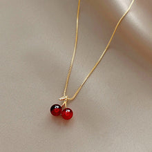 Load image into Gallery viewer, Red Cherry Earrings Are Minimalist Simple Creative Women Personality Stainless Steel Earrings Charm Jewelry Accessories
