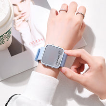 Load image into Gallery viewer, Mirror Women Digital Watches Fashion Luminous Waterproof Students Sport Electronic Watches Girls Women Silicone Watch
