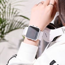 Load image into Gallery viewer, Mirror Women Digital Watches Fashion Luminous Waterproof Students Sport Electronic Watches Girls Women Silicone Watch
