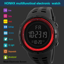Load image into Gallery viewer, Fashion Electric Watch Large Screen Sports Multi-function Fashion Watch Men's and Women's Creative Sports Watch
