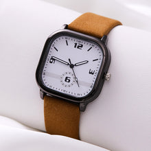 Load image into Gallery viewer, Watch Simple Watch Leather Belt Square Men's Sport Versatile Wristwatch Watch Jewelry Men Women Watch Accessories
